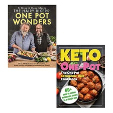 Hairy Bikers' One Pot Wonders, Ketogenic Diet Cookbook 2 Book Collection Set NEW
