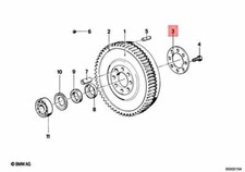 OEM BMW M3 Z1 CMS E12 E21 E23 E24 E28 E30 E32 E34 315 Spacer 11221262827