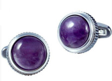 Silver purple amethyst - purple,