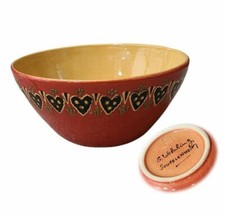 Wehrling Soufflenheim French Country Pottery Bowl Large Mixing Serving Display