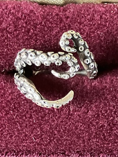 Sterling silver octopus - sterling,