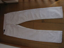 BLUE BLOOD BARTLETT WHITE WASH SLIM STRAIGHT JEANS 30 WAIST UK 10 SMALL NEW