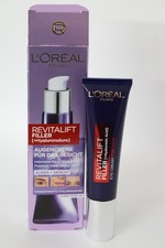 3 X L'OREAL REVITALIFT FILLER EYE CREAM + FULL FACE WITH HYALURONIC ACID 30ML