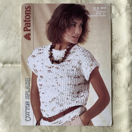 Patons cotton splash knitting - cotton,
