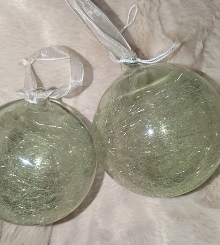 Pair hand blown - blown, angel