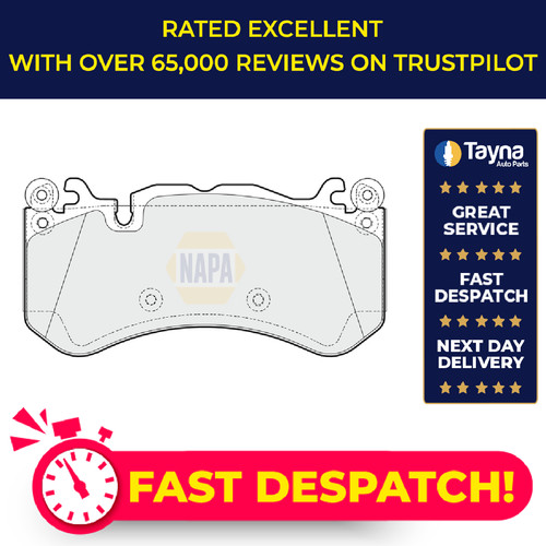 Brake pads set front nbp1755 - pads,