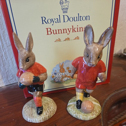 Bunnykins footballer - bunnykins, &