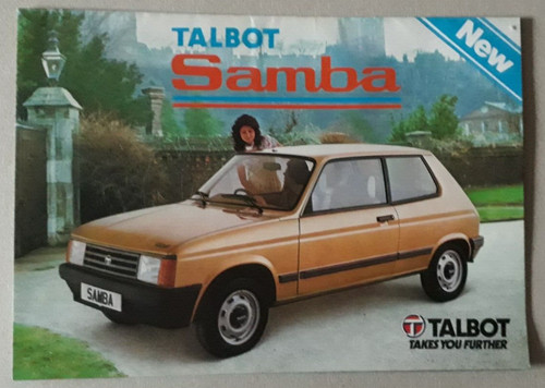 Talbot samba range brochure - samba,