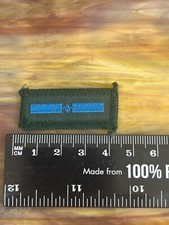 Vintage Scout Patrol Leader Training Badge Blue Bar & Fleur De Lis