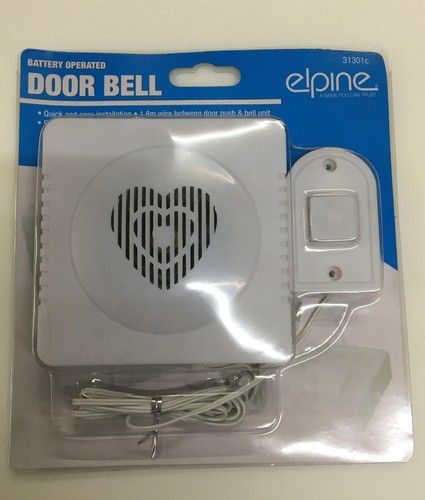 Wired door bell chime - door,