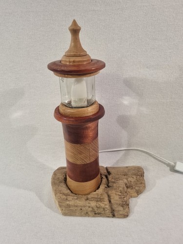 Handmade wooden lighthouse - wooden,