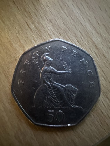 Rare 1997 britannia 50p - coin,
