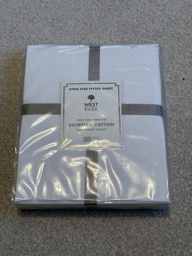 West park king fitted sheet - west,