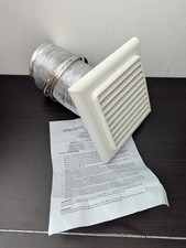 Universal 125mm Diameter Kitchen Cooker Hood 3m Ducting Kit with Flat Vent