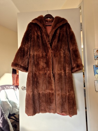 Real mink sable fur coat - real,