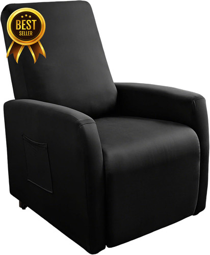 Small black lazy boy reclining - small,