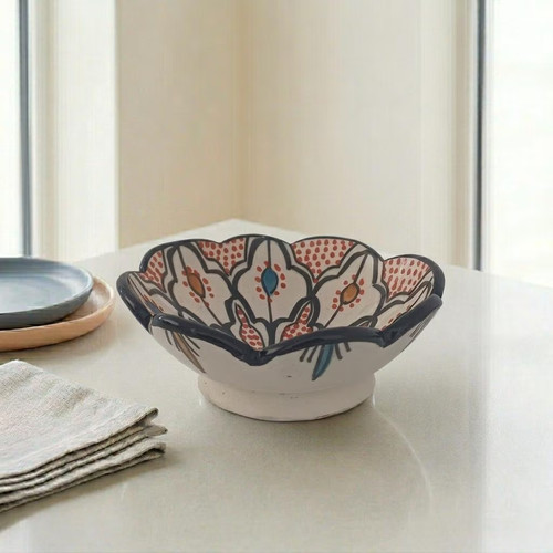 Hand painted moroccan ceramic - hand-painted,