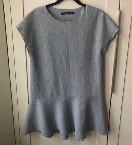 Zara womens grey short sleeve - zara,