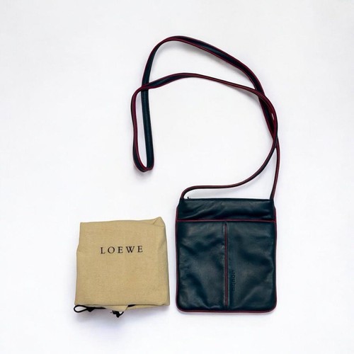 Loewe logo embossed blue - embossed,