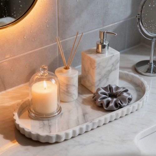 Bathroom vanity tray flexible - vanity,