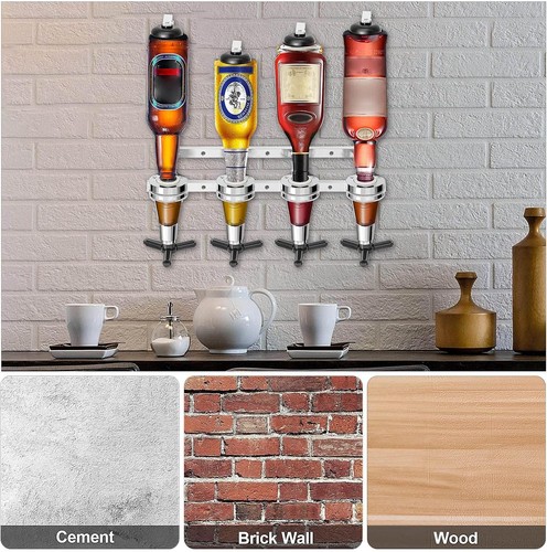 Wall mounted bottle stand - mounted,