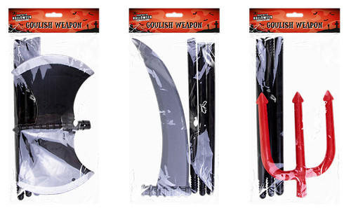 Halloween trident axe scythe - trident,