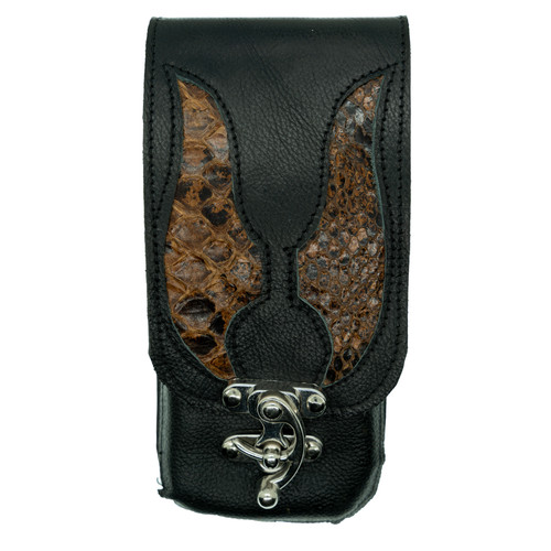 Leather real vintage - leather, python