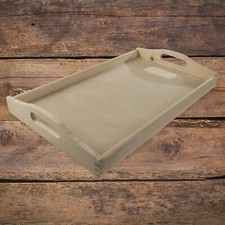 Large Wooden Unpainted Serving