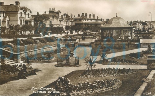 Clacton sea sunk gardens - on,