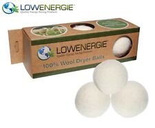 Wool Dryer Balls XL Eco Friendly Tumble Dryer Clothes Softener x 3 As seen on TV