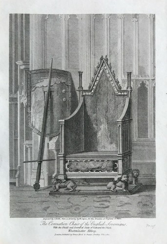 1810 antique print coronation - 1810, print;