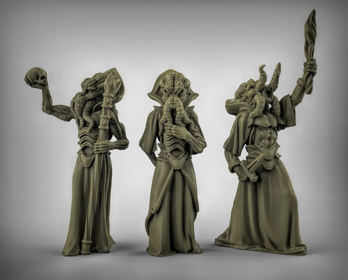 Cthulhu cultists resin - cultists,