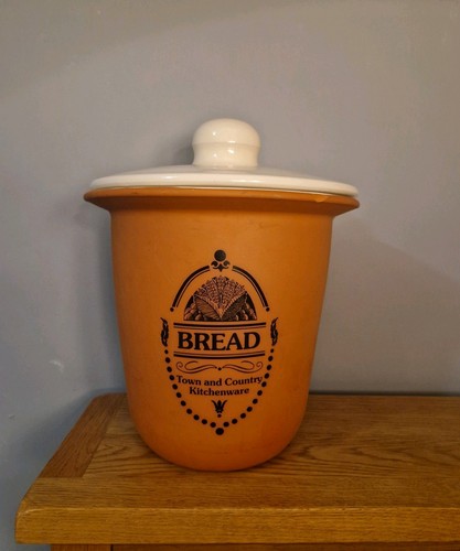 Original crock bread bin - crock,