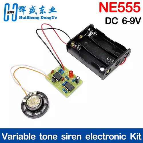 Ne555 variable siren - ne555,