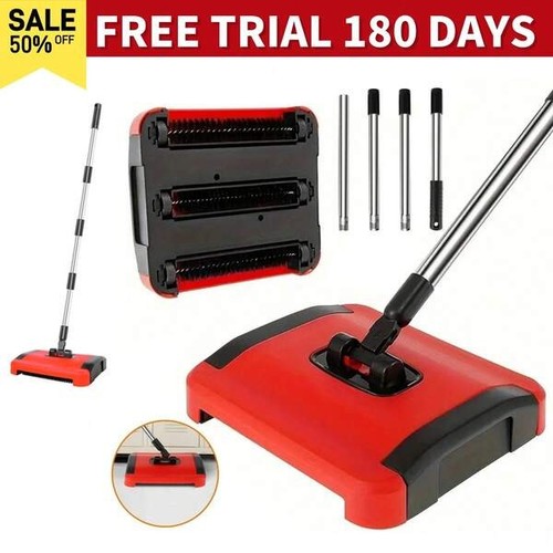 Manual carpet sweeper brush - manual,