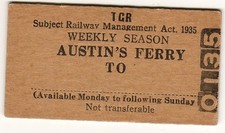 Railway ticket Australia