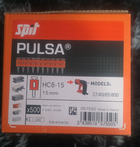 Spit pulsa hc6 15mm - spit, hc6-15