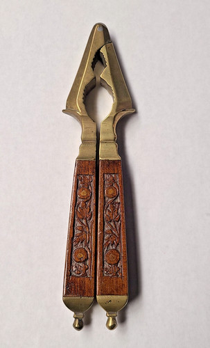 Vtg mcm kashmiri brass - vtg,