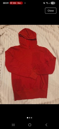Mens medium red hoodie - red, primark