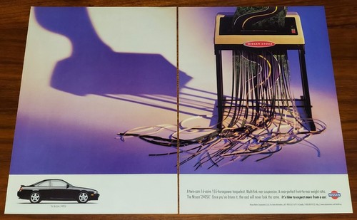 Nissan 240sx print magazine - ad,
