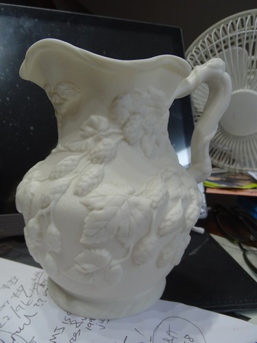 Stunning hops jug - hops, relief