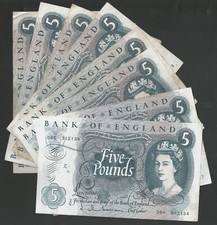 B297 HOLLOM 1963 FIVE POUND