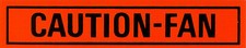 Caution Fan sticker / decal