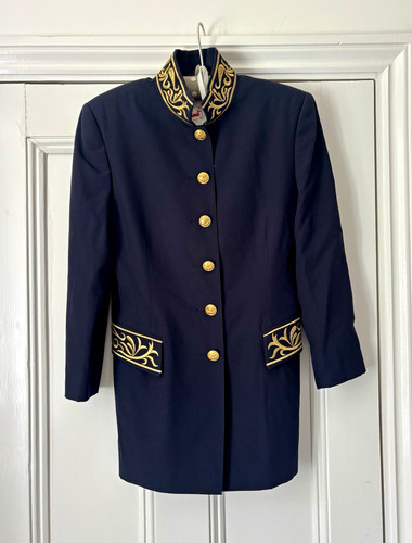 Vintage mondi navy military - vintage,