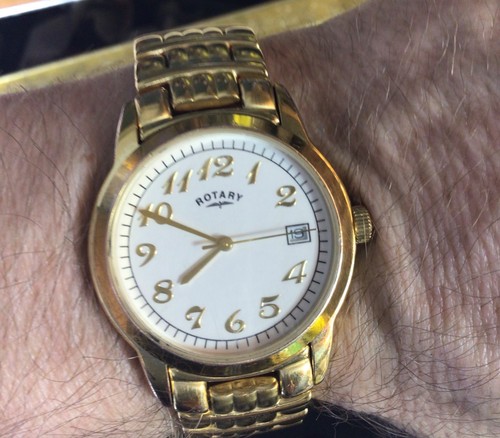 Rotary infiniti watch gold - rotary,