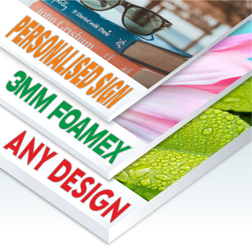 Custom signage 3mm - 3mm, pvc