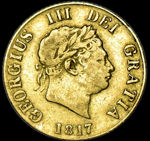 King george lll 1817 half - george,