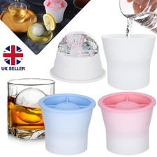 1-8x Large Ice Ball Maker Cube Tray Big Silicone Mold Sphere Whiskey Round Mould