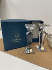 Bohemia Crystal Candle Sticks