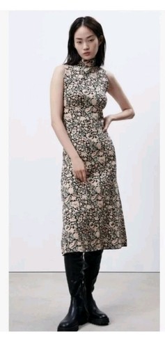 Zara jacquard floral - zara, knit